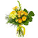Yellow bouquet of roses and chrysanthemum. Slovenia
