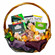 &#39;Dinner&#39; Basket. This refined gift basket includes some finest tea, chocolates and sweets.