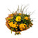 Sunlight. This well-balanced arrangement of yellow roses and a gerbera will express your warmest feelings.. France