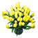 Yellow Tulips. Tulips are delicated and refined flowers that symbolize spring and romance. They are ususally available since February till April. At other times during the year their stock may be limited.
