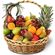 &#39;Garden of Eden&#39; basket. A delicious basket arrangement of the freshest apples, pears, oranges, kiwifruit, bananas, grapes and a pineapple.. Slovenia